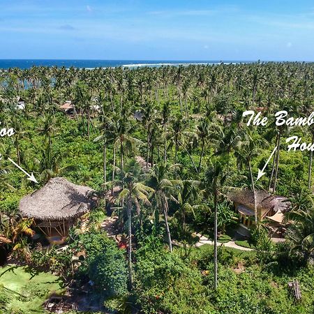 The Bamboo Houses - Tropical Garden & Empty Beach Генерал-Луна Экстерьер фото