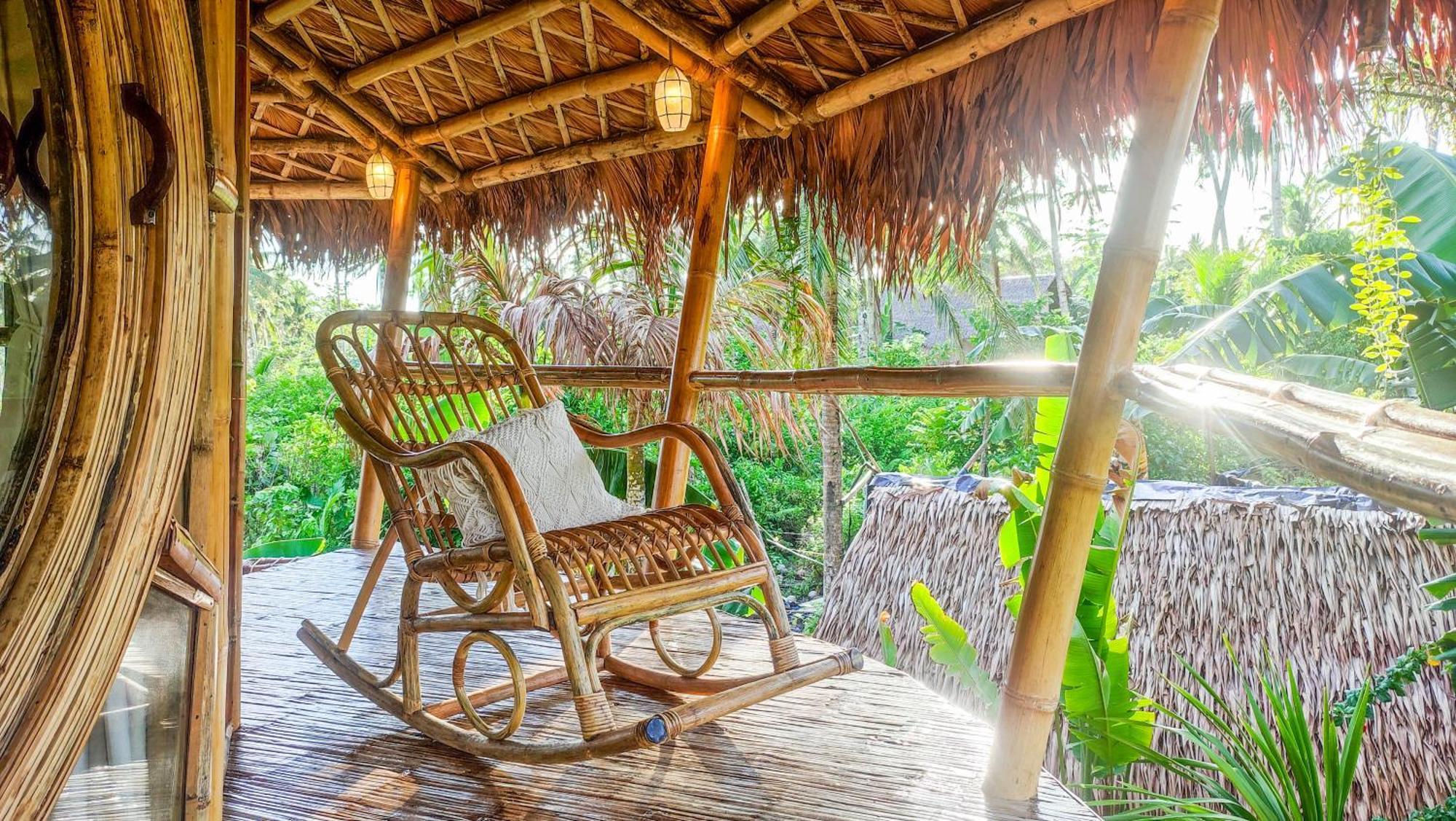 The Bamboo Houses - Tropical Garden & Empty Beach Генерал-Луна Экстерьер фото