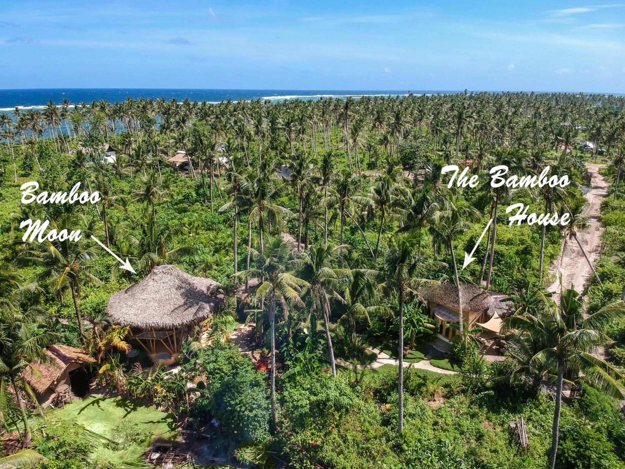 The Bamboo Houses - Tropical Garden & Empty Beach Генерал-Луна Экстерьер фото