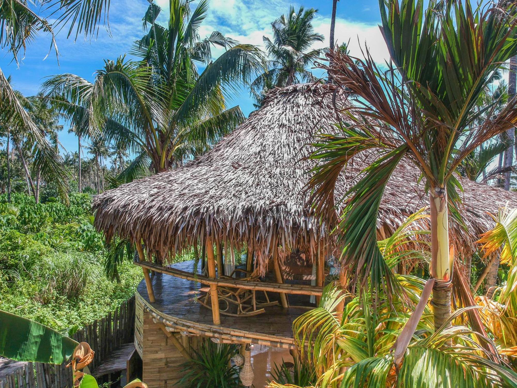 The Bamboo Houses - Tropical Garden & Empty Beach Генерал-Луна Экстерьер фото